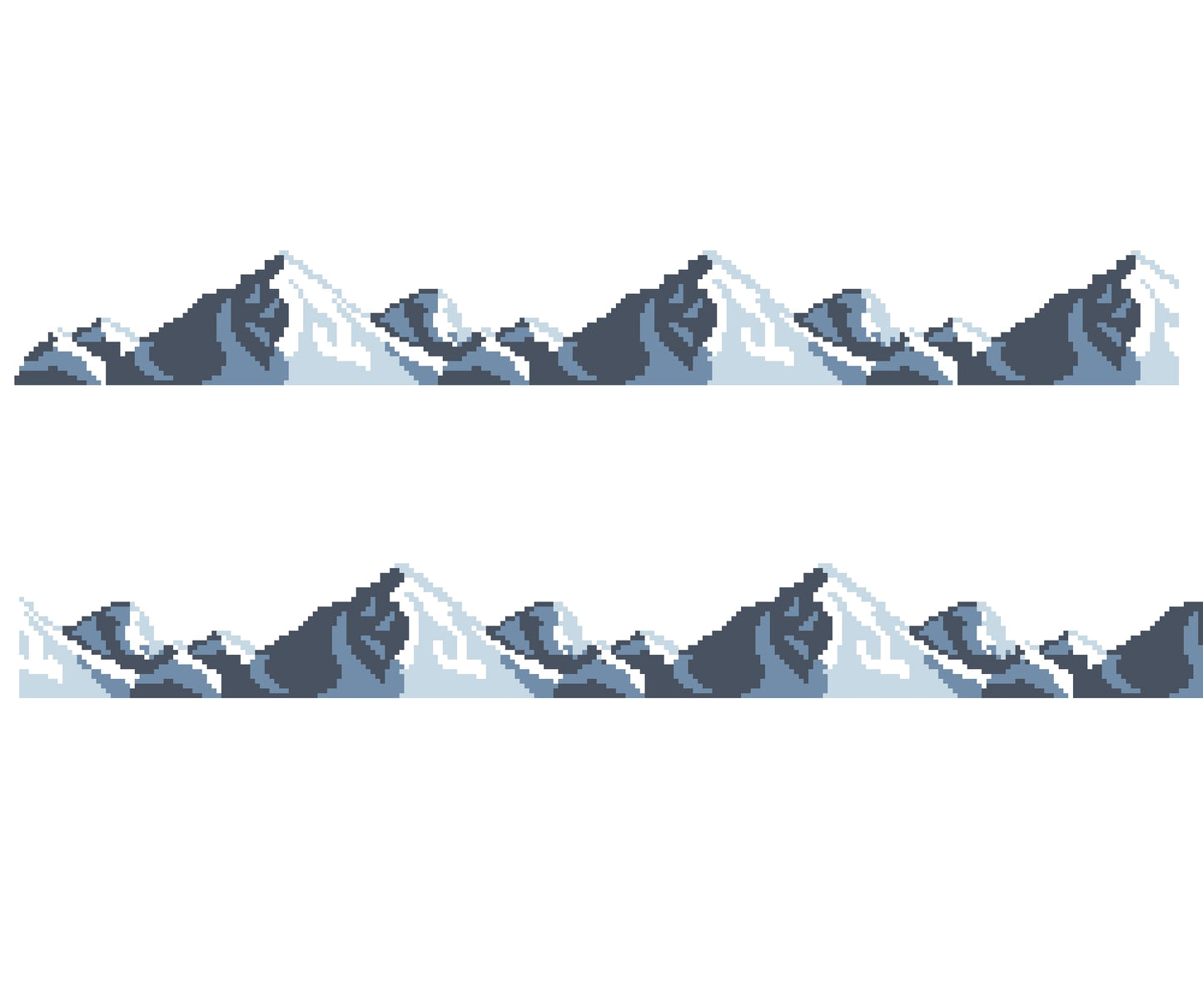 Mountain Range Needlepoint Canvas {PRE ORDER}