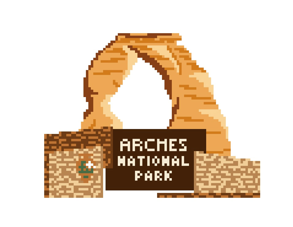 Custom National Park Sign Needlepoint Canvas {Pre-Order}