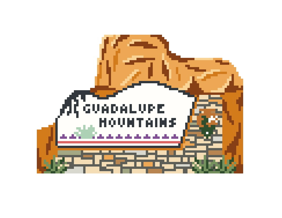 Custom National Park Sign Needlepoint Canvas {Pre-Order}