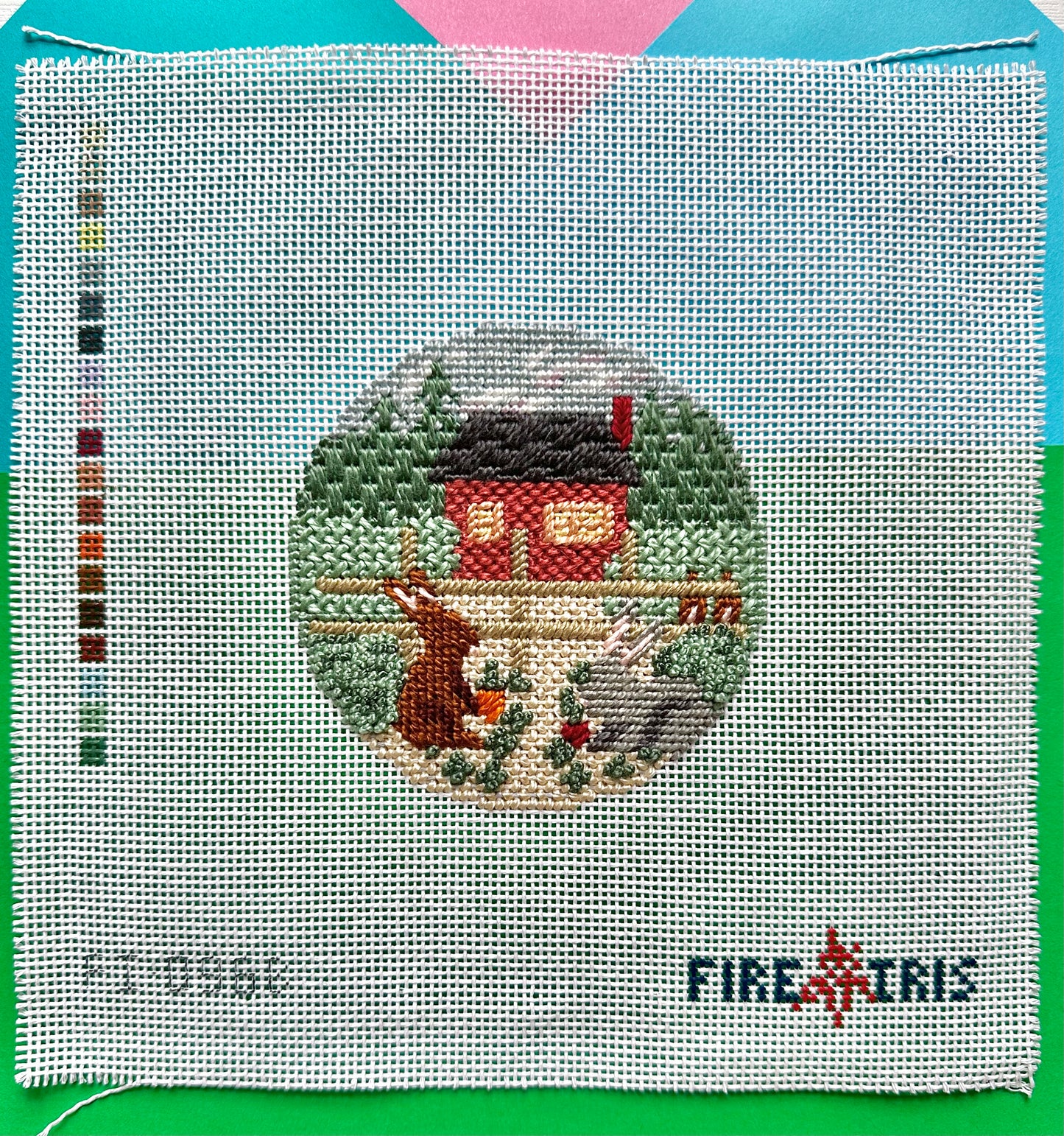 Garden Party (Bunnies) Needlepoint Canvas