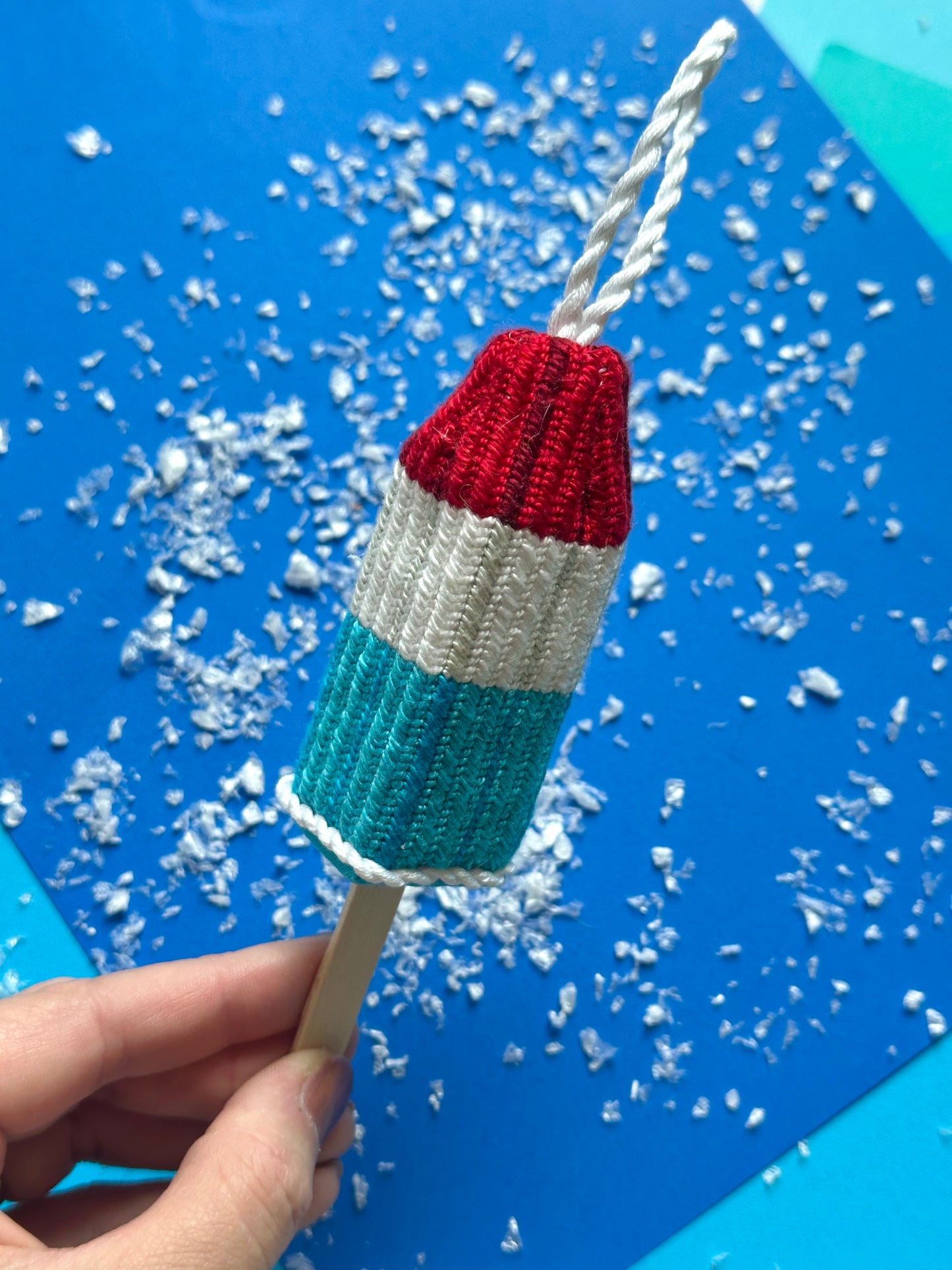 3D Rocket Pop Needlepoint Chart