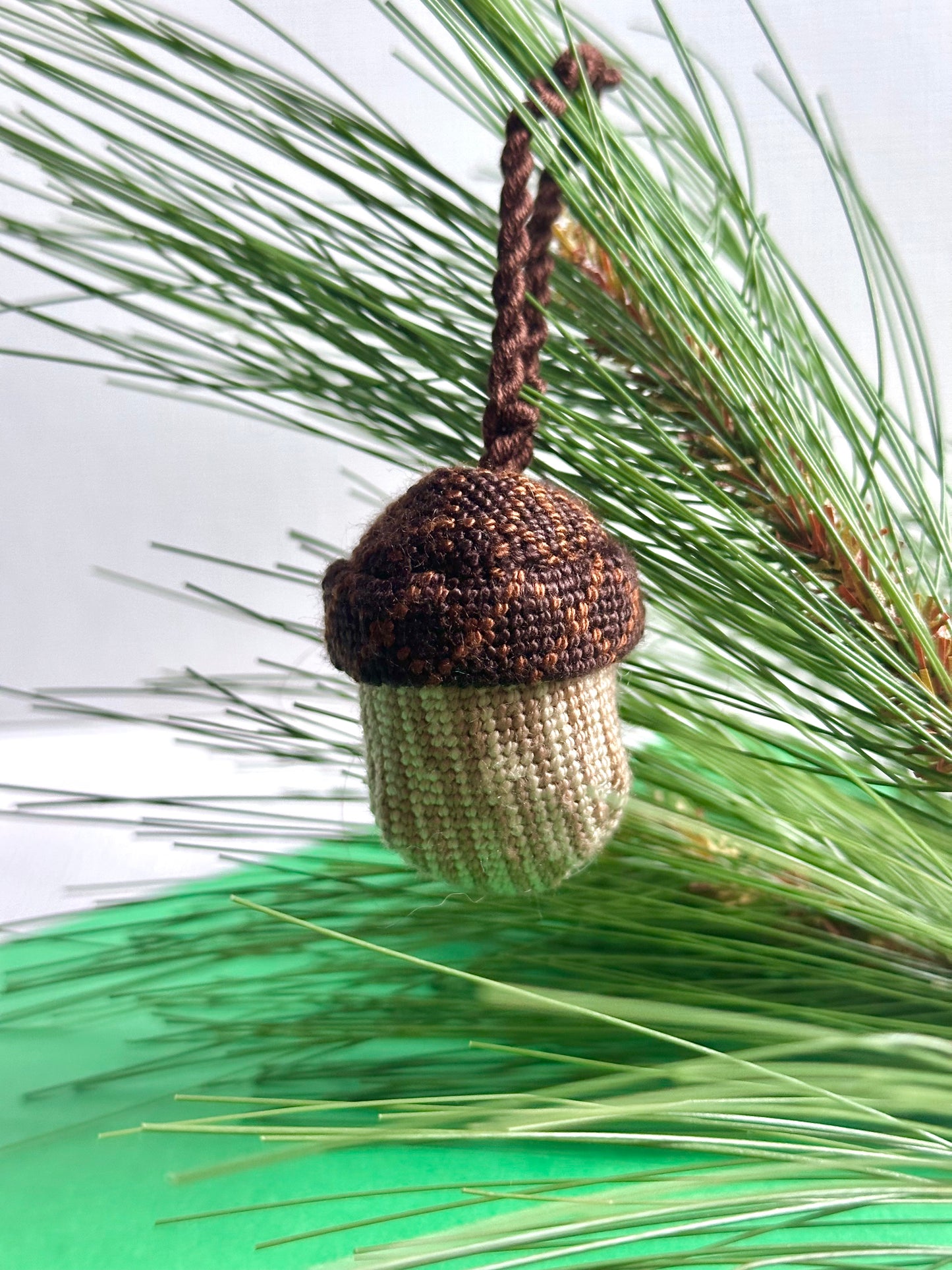 3D Acorn Needlepoint Canvas {PRE ORDER}