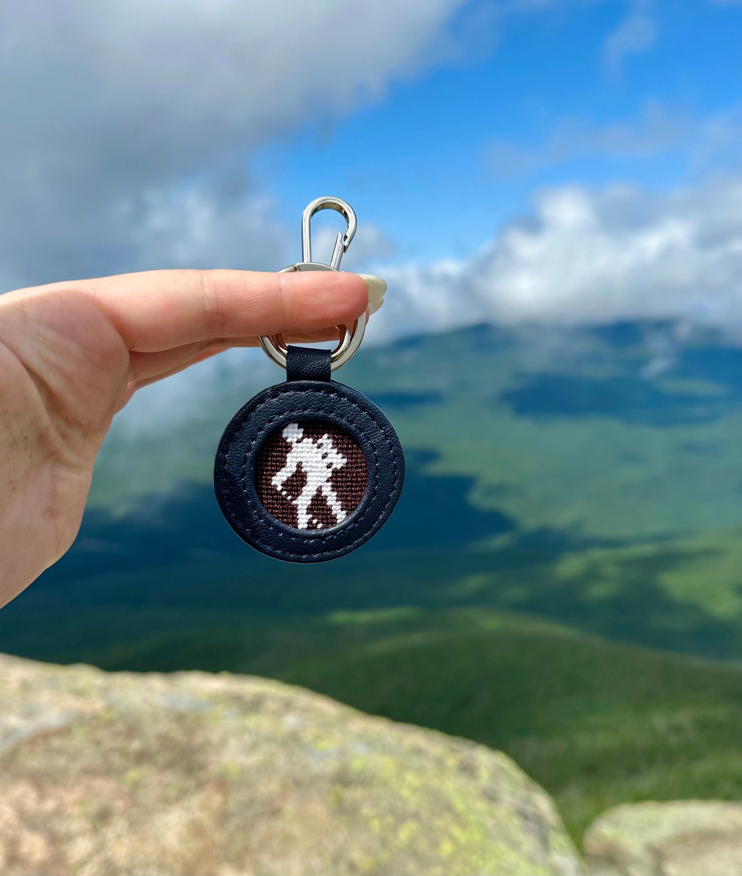 Mini Single Hiker Needlepoint Canvas