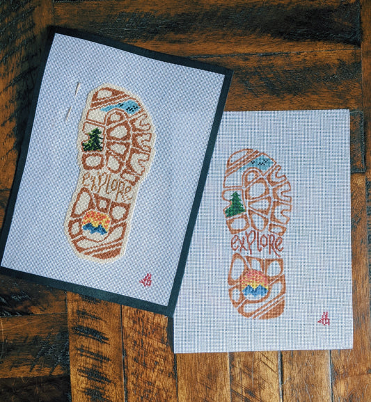 Explore More (Boot Print Canvas)